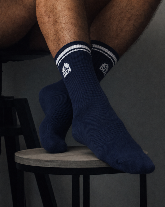 Sports Socks - 1 Pair - Navy