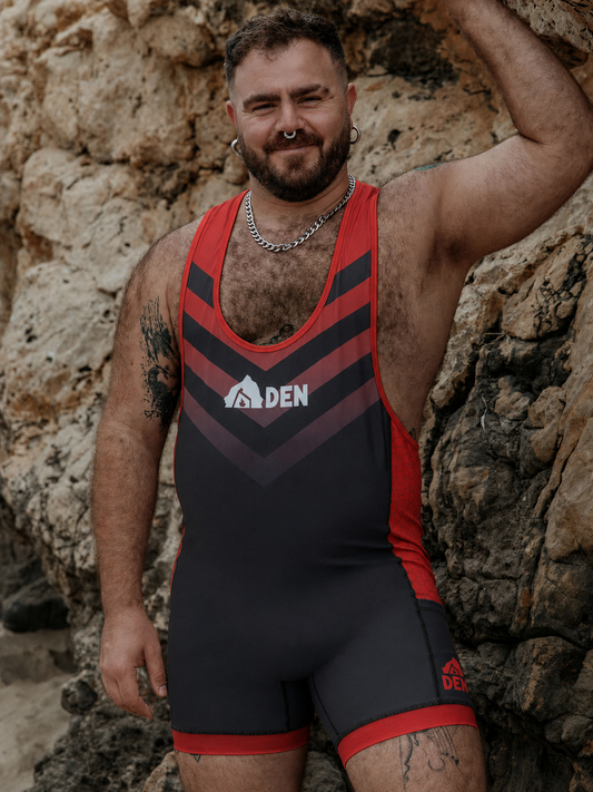 Low-Cut  Singlet - Red