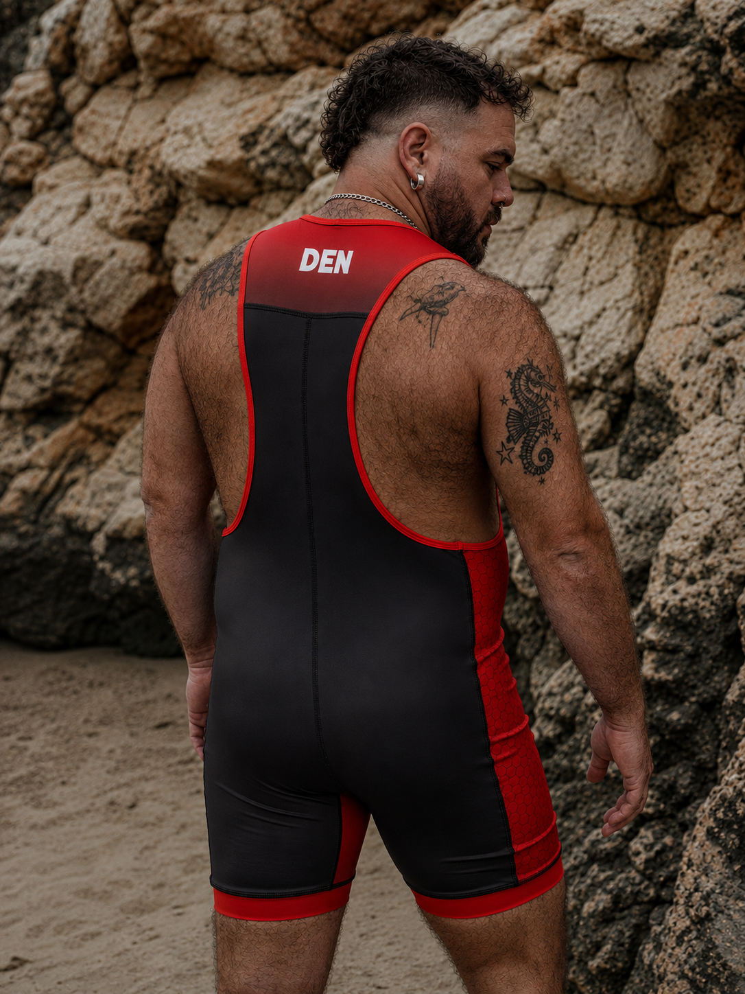 Low-Cut  Singlet - Red