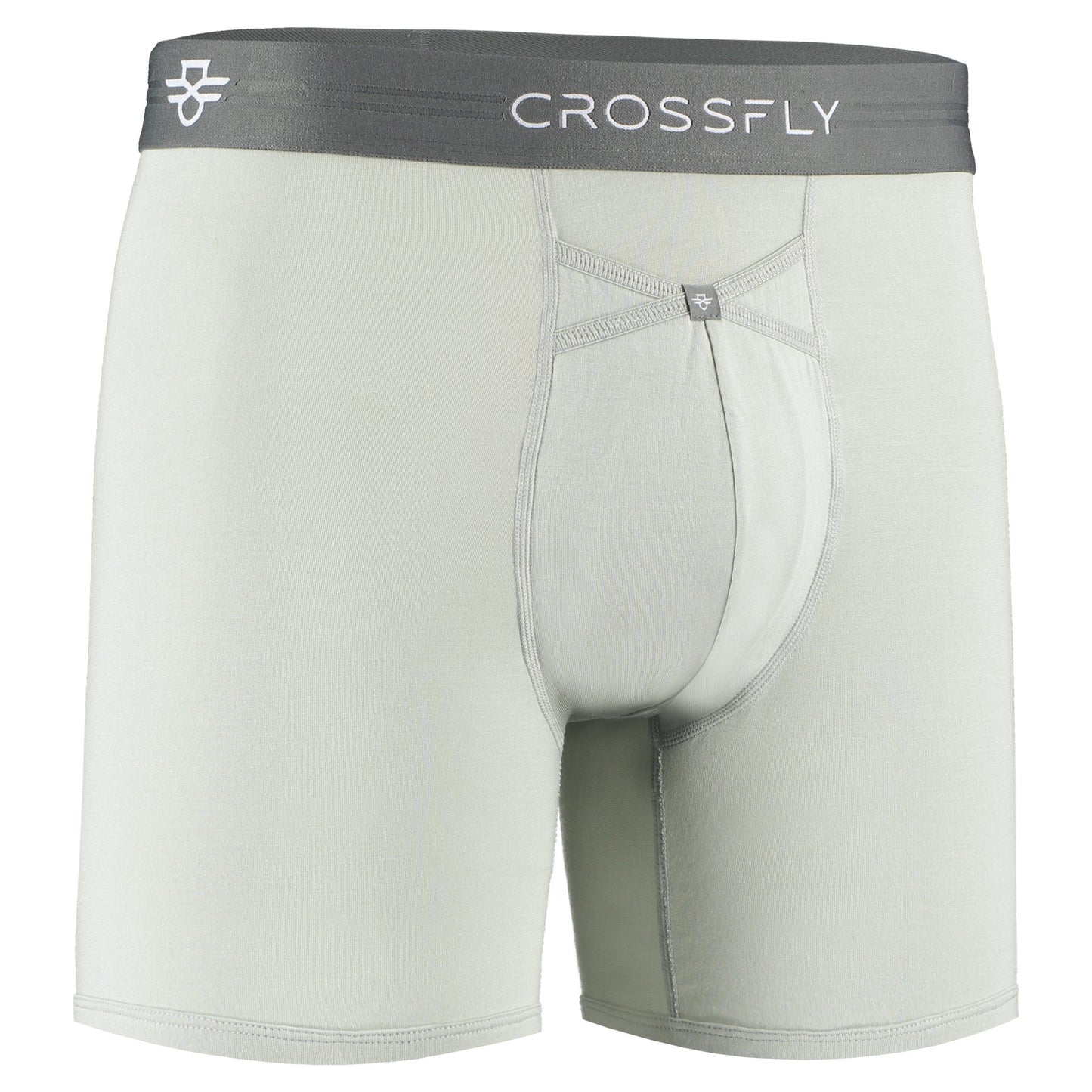 IKON X Men's 6" Boxers - Silver/Charcoal