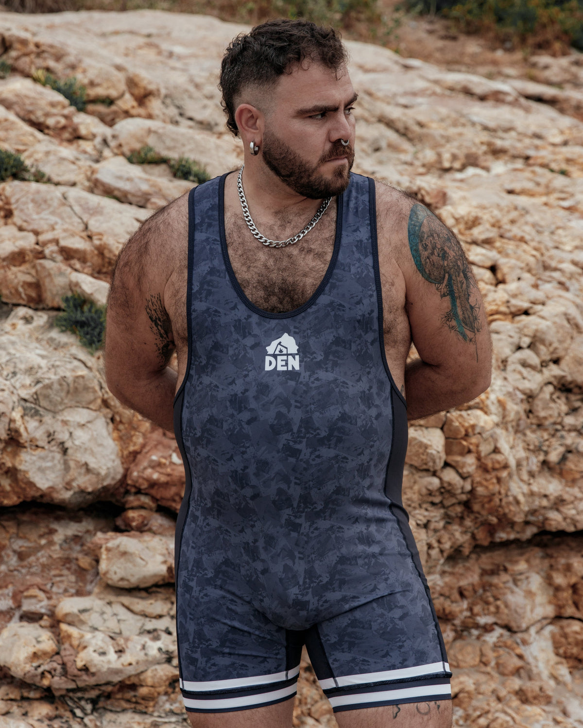 Low-Cut  Singlet - Black Camo