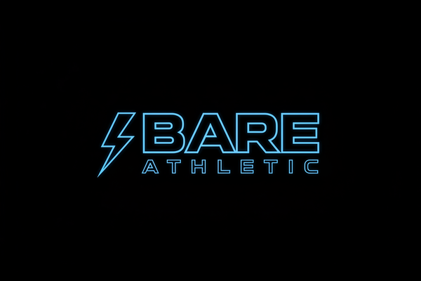 Bare Athletic Logo - Black Background